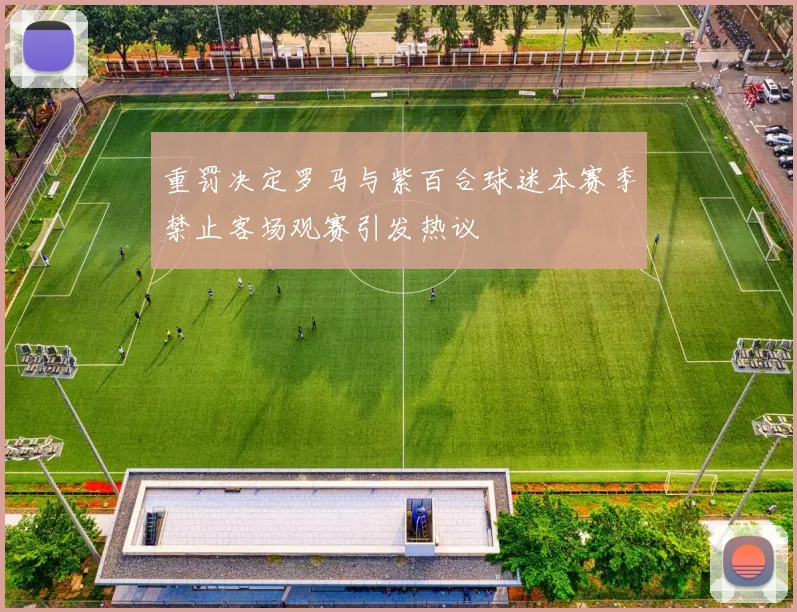 重罚决定罗马与紫百合球迷本赛季禁止客场观赛引发热议